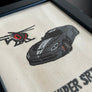 Inspiration from @cobra_vipercommand’s Viper SRT| Handmade Artwork-Embroidery Artwork and Hat