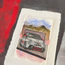 Inspiration from @thefreshprinceofbellends’s Abarth| Handmade Artwork