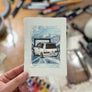 Inspiration from @adrian.martin695’s Fiat Cinquecento and Abarth 695 Esseesse | Handmade Artwork