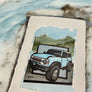 Inspiration from @ford_bronco_blue’s Bronco| Handmade Artwork