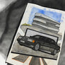 Inspiration from @adrijasky’s 190E & w123| Handmade Artwork