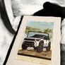Inspiration from @adventurerunner_’s 4runner| Handmade Artwork