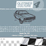 OldtimerCulture #4 | 100 Vehicles, 100 Charcoal Sketches | Limited to 300 Copies