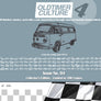 OldtimerCulture #4 | 100 Vehicles, 100 Charcoal Sketches | Limited to 300 Copies