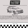 OldtimerCulture #3 | 100 Vehicles, 100 Charcoal Sketches | Limited to 300 Copies
