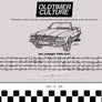 OldtimerCulture #3 | 100 Vehicles, 100 Charcoal Sketches | Limited to 300 Copies