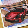 Inspiration from @porschebaguette’s 981 GTS and S2000 CR| Handmade Artwork
