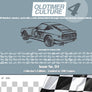 OldtimerCulture #4 | 100 Vehicles, 100 Charcoal Sketches | Limited to 300 Copies