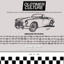 OldtimerCulture #3 | 100 Vehicles, 100 Charcoal Sketches | Limited to 300 Copies