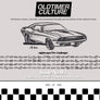 OldtimerCulture #3 | 100 Vehicles, 100 Charcoal Sketches | Limited to 300 Copies