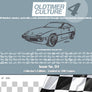 OldtimerCulture #4 | 100 Vehicles, 100 Charcoal Sketches | Limited to 300 Copies