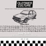 OldtimerCulture #3 | 100 Vehicles, 100 Charcoal Sketches | Limited to 300 Copies