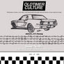 OldtimerCulture #3 | 100 Vehicles, 100 Charcoal Sketches | Limited to 300 Copies