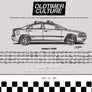 OldtimerCulture #3 | 100 Vehicles, 100 Charcoal Sketches | Limited to 300 Copies