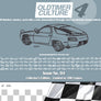 OldtimerCulture #4 | 100 Vehicles, 100 Charcoal Sketches | Limited to 300 Copies