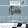 OldtimerCulture #4 | 100 Vehicles, 100 Charcoal Sketches | Limited to 300 Copies