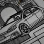 Inspiration from @helle_tcr /VOLKSWAGEN GOLF R Handmade Artwork and Coloring Pages (Option Puzzle)