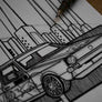 Inspiration from @mkonecaddywrc /VOLKSWAGEN CADDY mk1 Handmade Artwork and Coloring Pages (Option Puzzle)
