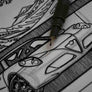 Inspiration from @americanbru /ALFA ROMEO 4C Handmade Artwork and Coloring Pages (Option Puzzle)