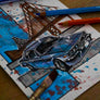Inspiration from @bengt.bmw /BMW E9 Handmade Artwork and Coloring Pages (Option Puzzle)