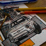 Inspiration from @whitefiat500l /FIAT 500 Handmade Artwork and Coloring Pages (Option Puzzle)