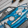 Inspiration from @mcqueensgarage /PORSCHE 911 Handmade Artwork (Option Puzzle)