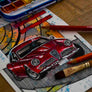 Inspiration from @alfagsv10106 /ALFA ROMEO GSV Handmade Artwork and Coloring Pages (Option Puzzle)
