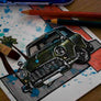 Inspiration from @charliegreenmini /MINI Handmade Artwork and Coloring Pages (Option Puzzle)