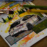 Inspiration from @the.white.giuly /ALFA ROMEO Giulietta Handmade Artwork and Coloring Pages (Option Puzzle)