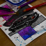Inspiration from @laura.e36 /BMW E36 Handmade Artwork and Coloring Pages (Option Puzzle)