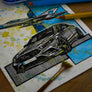 Inspiration from @pgcengel /Mercedes-Benz W177 Handmade Artwork and Coloring Pages (Option Puzzle)