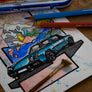 Inspiration from @porschedude964 /PORSCHE 914 Handmade Artwork (Option Puzzle)