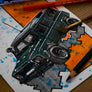 Inspiration from @polarlandy /Land Rover Defender Handmade Artwork and Coloring Pages (Option Puzzle)