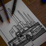Inspiration from @mkonecaddywrc /VOLKSWAGEN CADDY mk1 Handmade Artwork and Coloring Pages (Option Puzzle)