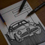 Inspiration from @alfagsv10106 /ALFA ROMEO GSV Handmade Artwork and Coloring Pages (Option Puzzle)