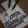 Inspiration from @charliegreenmini /MINI Handmade Artwork and Coloring Pages (Option Puzzle)