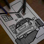 Inspiration from @rebeljcw /MINI F56 Handmade Artwork and Coloring Pages (Option Puzzle)