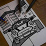 Inspiration from @mrs_cooper_f55 /MINI F55 Handmade Artwork and Coloring Pages (Option Puzzle)