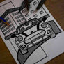 Inspiration from @mrs_cooper_f55 /MINI F55 Handmade Artwork and Coloring Pages (Option Puzzle)