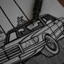 Inspiration from @el_gordito_73 /Mercedes-Benz W116 Handmade Artwork and Coloring Pages (Option Puzzle)