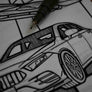 Inspiration from @pgcengel /Mercedes-Benz W177 Handmade Artwork and Coloring Pages (Option Puzzle)