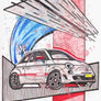 Inspiration from @abarthnl /ABARTH 500 Handmade Artwork and Coloring Pages (Option Puzzle)