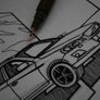 Inspiration from @love_my_volvo_xc60 /VOLVO XC60 Handmade Artwork and Coloring Pages (Option Puzzle)