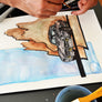300SL Dirty Rally Art-Unframed (Original Drawing)