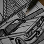 Inspiration from @bengt.bmw /BMW E9 Handmade Artwork and Coloring Pages (Option Puzzle)