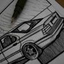 Inspiration from @laura.e36 /BMW E36 Handmade Artwork and Coloring Pages (Option Puzzle)