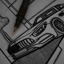 Inspiration from @thosti636 /Mercedes-Benz AMG GT C Handmade Artwork and Coloring Pages (Option Puzzle)