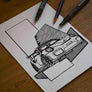 Inspiration from @mouns1104 /PORSCHE GT2 RS Handmade Artwork and Coloring Pages (Option Puzzle)