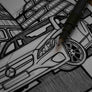 Inspiration from @csmaroti98 /Mercedes-Benz CLS Handmade Artwork and Coloring Pages (Option Puzzle)