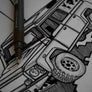 Inspiration from @polarlandy /Land Rover Defender Handmade Artwork and Coloring Pages (Option Puzzle)
